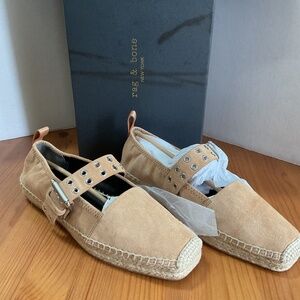 Rag and Bone Anteros Suede Espadrilles size 39